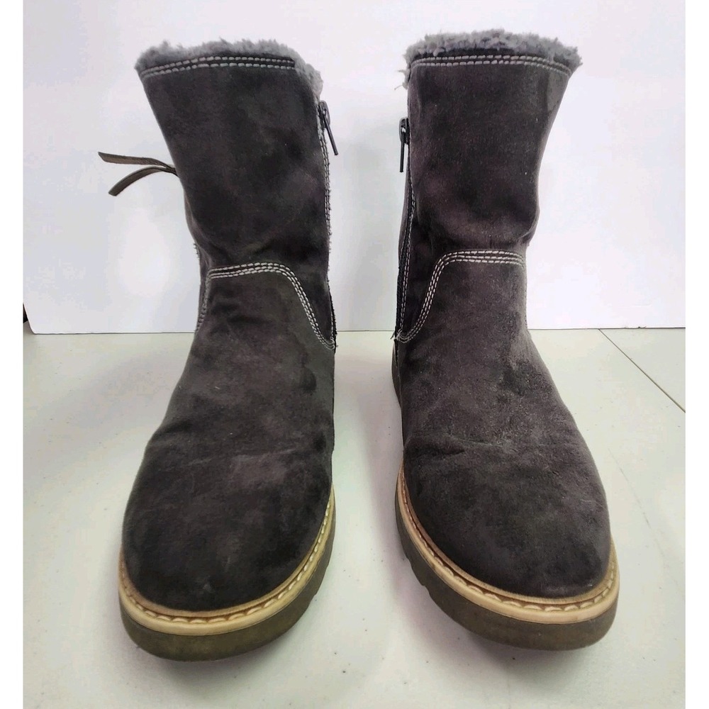 Bench Julie Boots Women Size 9 Gray 331047 Gorpcore Outdoor Cabin 2 Sided Zipper
